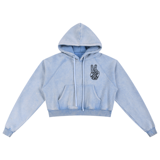 Protect Your Peace Cropped Hoodie