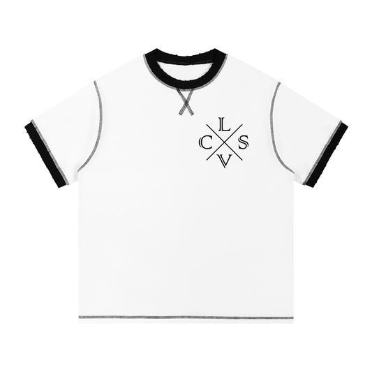 XCLSV Contrast-Stitched Cotton T-Shirt
