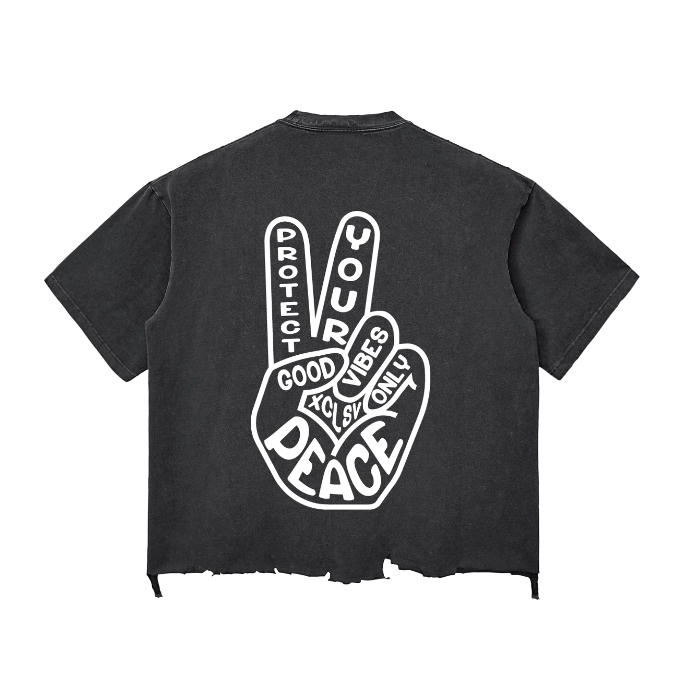 Protect Your Peace Snow Wash  T-shirt